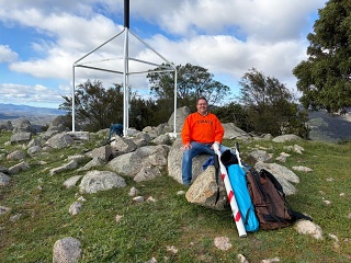 Castle Hill Trig Point - We Made It