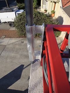 Telco Antennas Magnetic Mast Mount - Lower Now With U Bolts!